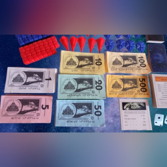 1997 MONOPOLY STAR WARS CLASSIC TRILOGY EDITION REPLACEMENT GAME PIECES - Picture 7 of 7